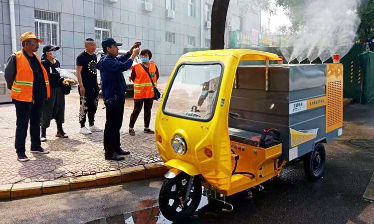 多功能高壓沖洗車功能展示