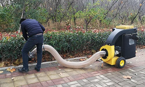 小型樹葉收集器，環(huán)衛(wèi)道路吸葉，園林修剪廢料回收輕松方便