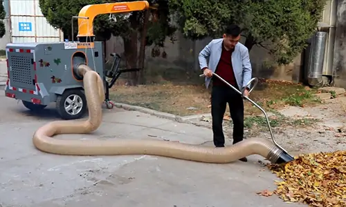 吸樹葉機(jī)器吸力大，吸葉面積廣泛