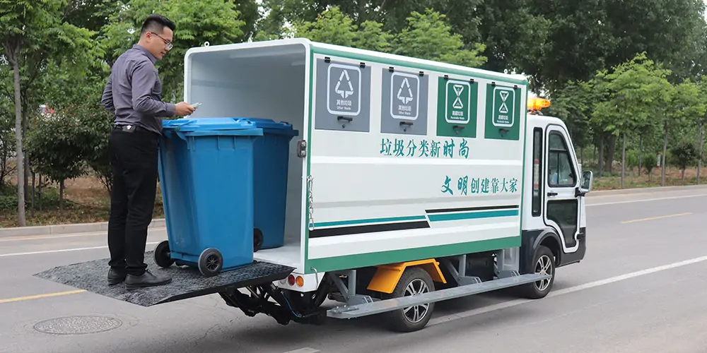 街道辦垃圾車_小型環(huán)衛(wèi)垃圾車_四分類垃圾車_生活垃圾車