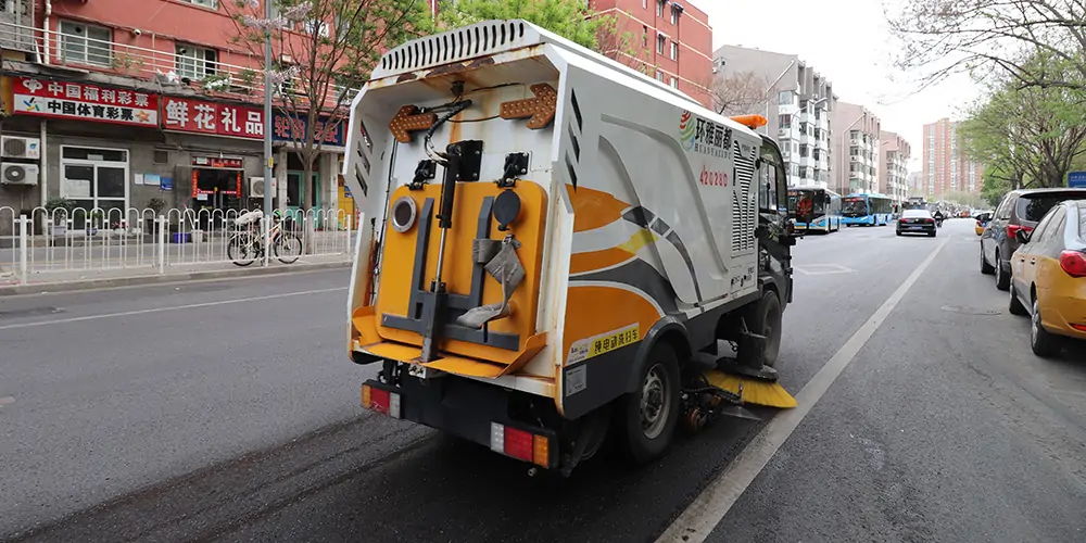 道路污染清除車_道路深度清潔車_純電動(dòng)深度清潔車_深度清潔車