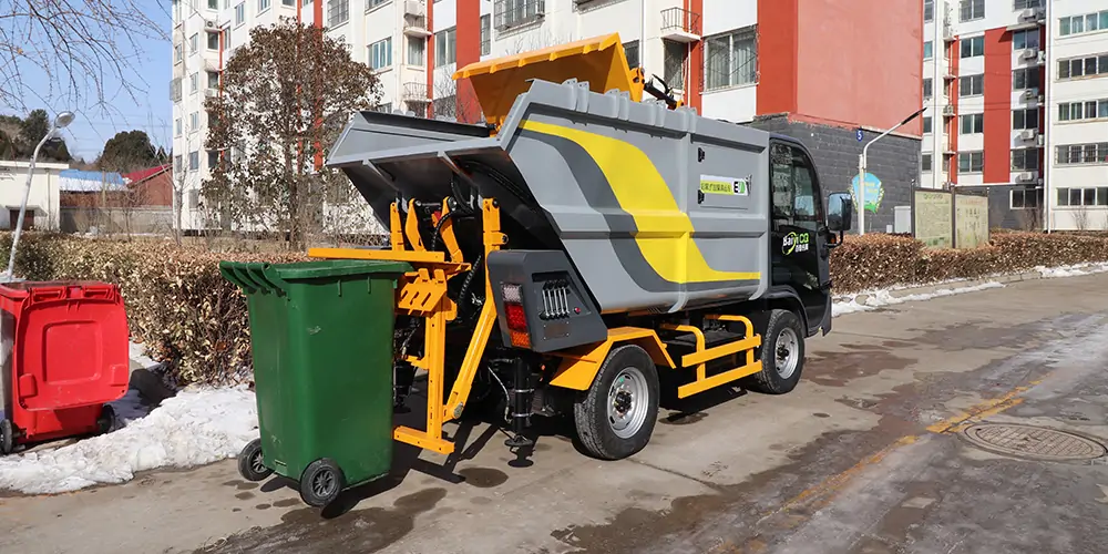 后裝垃圾車 掛捅垃圾車 校園垃圾車 物業(yè)用垃圾車